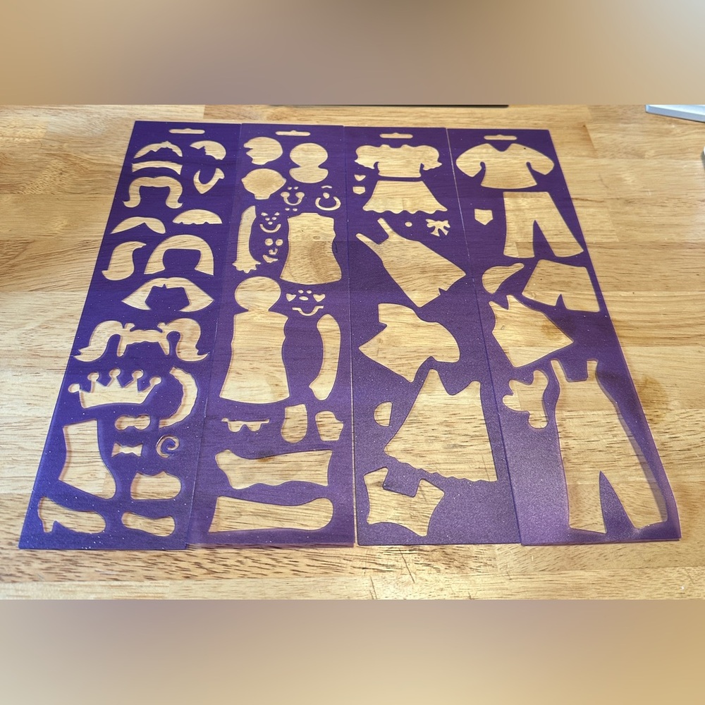 Stencil Sheets Set of 4